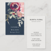 ROSE WASSERFARBE VISITENKARTE (Vorne/Hinten)