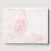 Rose Wasserfarbe | Wedding Guest Book Gästebuch (Rückseite)