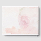 Rose Wasserfarbe | Wedding Guest Book Gästebuch (Rückseite)