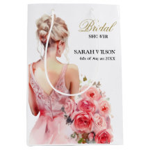 Rose Wasserfarben Hochzeitszunge