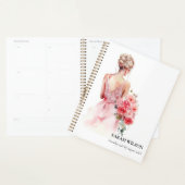 Rose Wasserfarben Hochzeitszunge Planer (Anzeige)