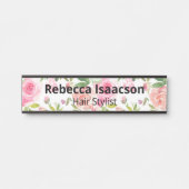 Rose Wasserfarben Schilder (Vorderseite )