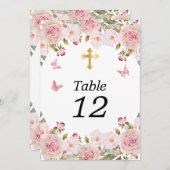 Rose Wasserfarbene Blumenschmetterlinge kreuzen de (Vorne/Hinten)