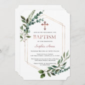 Rose Wasserfarbene Grünanlagen und Gärten Einladung (Vorne/Hinten)