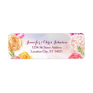 Rose Wasserfarbene Peonies Rustic Mason Jar Weddin