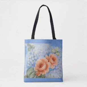 Rose Wasserfarbige Tasche