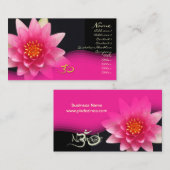 Rose Wasserlilly, om Visitenkarte (Vorne/Hinten)