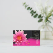 Rose Wasserlilly, om Visitenkarte (Stehend Vorderseite)