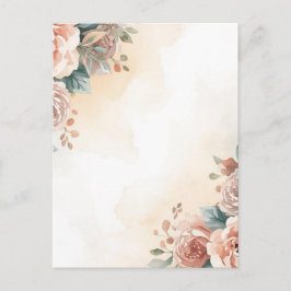 Rose Water Color Postkarte