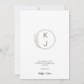 Rose Watercolor Dankeskarte (Rückseite)