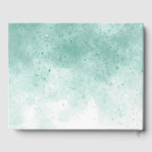 Rose Watercolor Gästebuch (Rückseite)