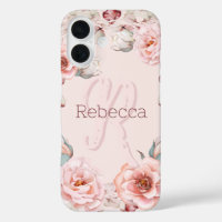 Rose Watercolor Personalisiert | Pink
