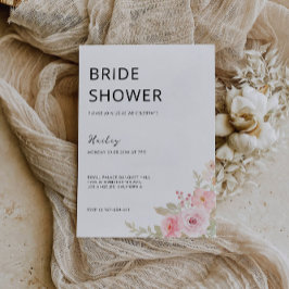 Rose Wedding Bridal Dusche Einladung