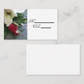 Rose Wedding Placecards Platzkarte (Vorne/Hinten)