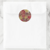 Rose Wedding Umschlag Aufkleber Sticker (Tasche)