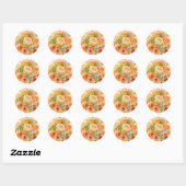 Rose Wedding Umschlag Aufkleber Stickers (Blatt)