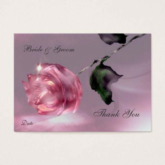 Rose Wedding Vielen Dank (Vorderseite)