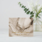 Rose Wedding Vow Renewal Einladung (Stehend Vorderseite)