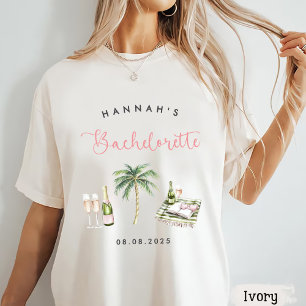 Rosé-Wein-Land Junggesellinnen-Wochenende T-Shirt