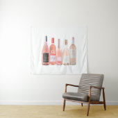 Rose Weinflaschen Tapisserie Wandteppich (Beispiel (Horizontal))
