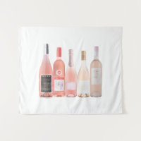 Rose Weinflaschen Tapisserie