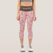 Rose Weintrauben Leggings (Vorderseite)