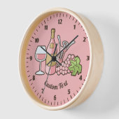 Rose Weinuhr Uhr (Winkel)