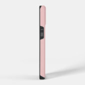 Rose Weiße Elegante Kalligrafie-Schrift Name iPhone Hülle (Rechte Seite)