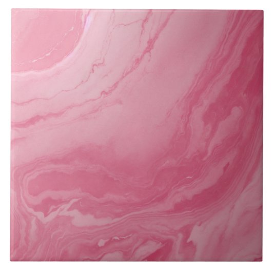 Rose Weiße Keramik Tile Fliese (Vorderseite)