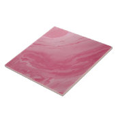 Rose Weiße Keramik Tile Fliese (Seite)