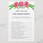 Rose Wer das beste Brautspiel kennt (Vorderseite)