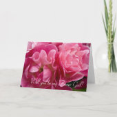 Rose :: Werden Sie meine BlumenGirl-Karte sein? Einladung (Vorderseite)