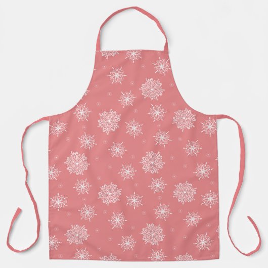 Rose Whimsical Himmlisch Floral Groß Schürze (Vorderseite)