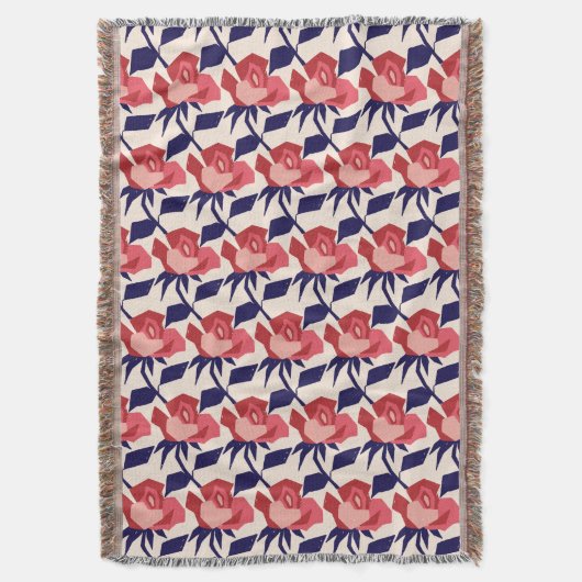 Rose Whimsy Decke (Vorderseite Vertikal)