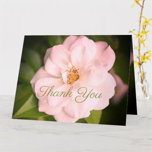 Rose White Garden Karte (Gelbe Blume)