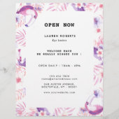 Rose White Luxe Eyelashes Flyer (Vorne)