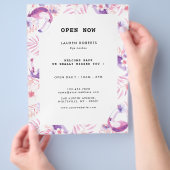 Rose White Luxe Eyelashes Flyer (Hand)