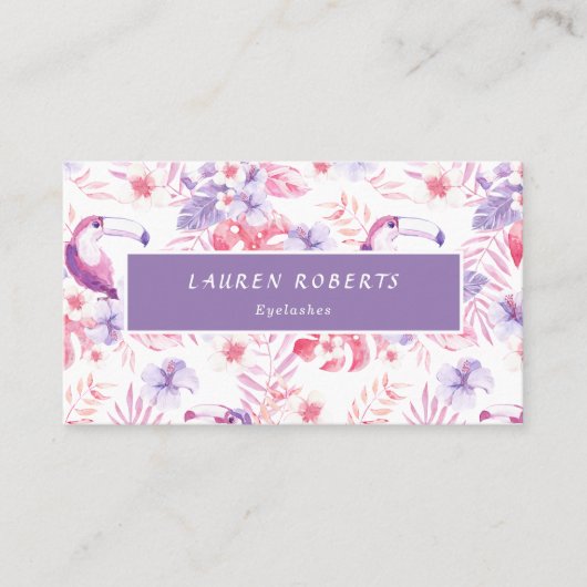 Rose White Luxe Eyelashes Terminkarte (Vorderseite)