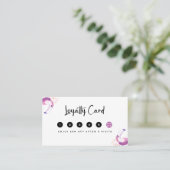 Rose White Luxe Eyelashes Treuekarte (Stehend Vorderseite)