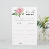 Rose - Wie alt waren sie ein Brautspiel (Stehend Vorderseite)