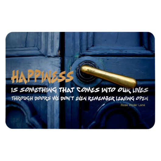 Rose Wilder Lane Inspiration flexibel Magnet (Horizontal)