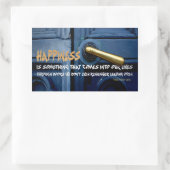 Rose Wilder Lane Inspiration Zitat Rechteckiger Aufkleber (Tasche)