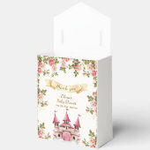 Rose Wildflower Fairytale Castle Baby Shower Geschenkschachtel (Offen)