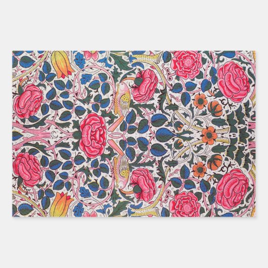 Rose, William Morris Geschenkpapier Set (Vorderseite 2)