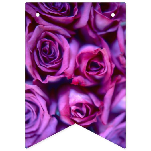 Rose Wimpelkette (Dritte Fahne)