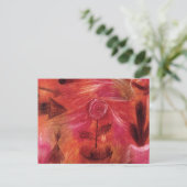 Rose Wind Postkarte (Stehend Vorderseite)