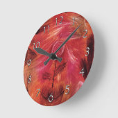 Rose Wind Runde Wanduhr (Winkel)