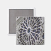 Rose window from the west facade, c.1270 magnet (Vorderseite/Rückseite)