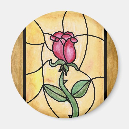 Rose Window Magnet (Vorne)