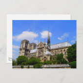 Rose Window of South Transept Notre Dame de Paris Postkarte (Vorne/Hinten)